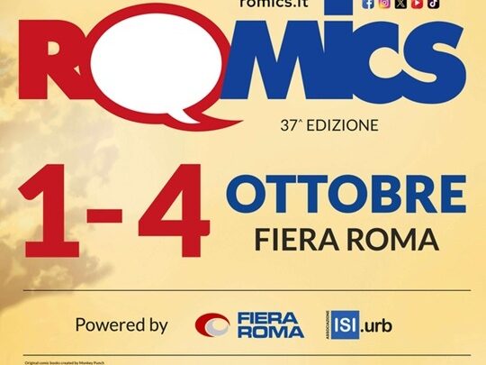 Romics, Fiera di Roma 1-4 ottobre 2026
